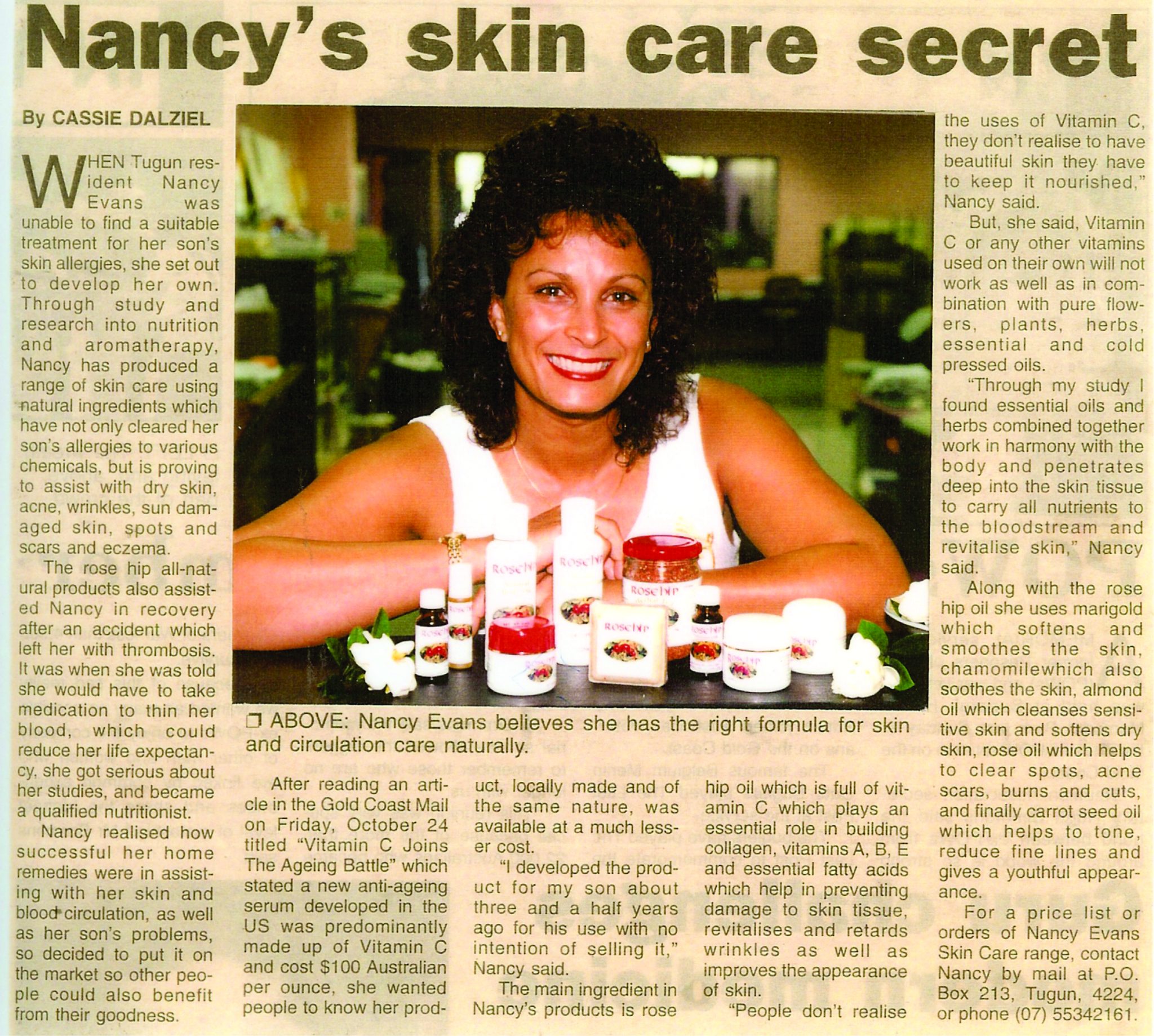 Nancys Skincare secret